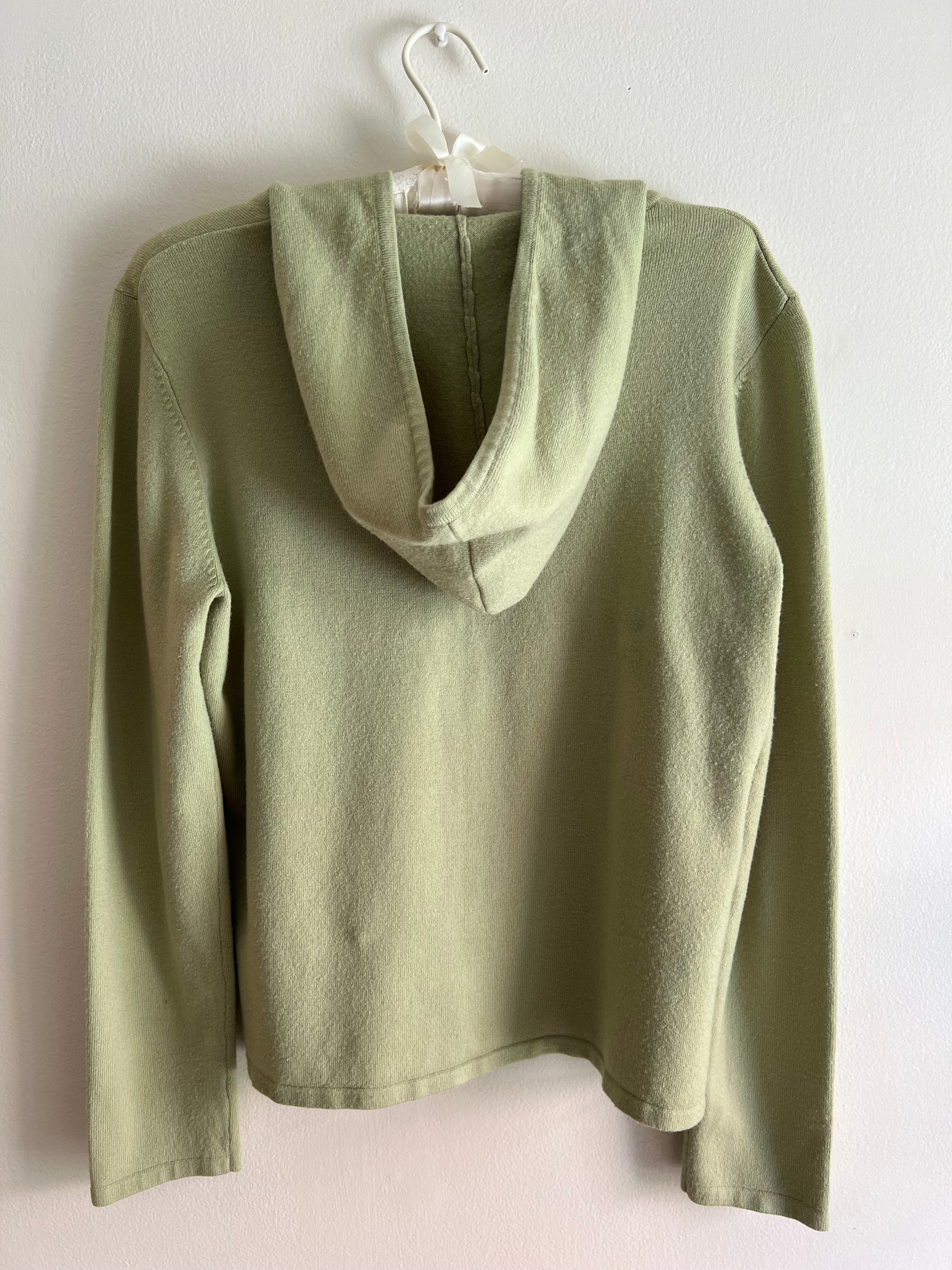 knit dual-zip sweater